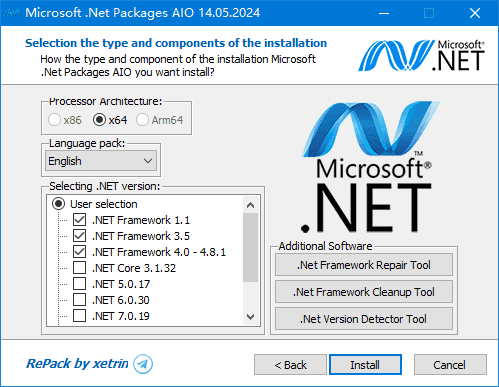 图片[1] - Microsoft .Net Packages AIO v11.03.25 – .NET合集包 - 蚂蚁分享网